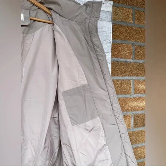 NAP loungewear Oversized Padded Down Puffer Coat in a neutral Sand size medium - Picture 8 of 13